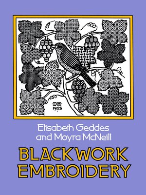 cover image of Blackwork Embroidery